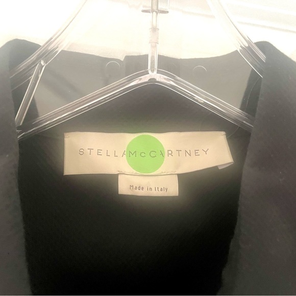 Stella McCartney cotton with yellow zipper embroidery beautiful high low blouse - Picture 4 of 5